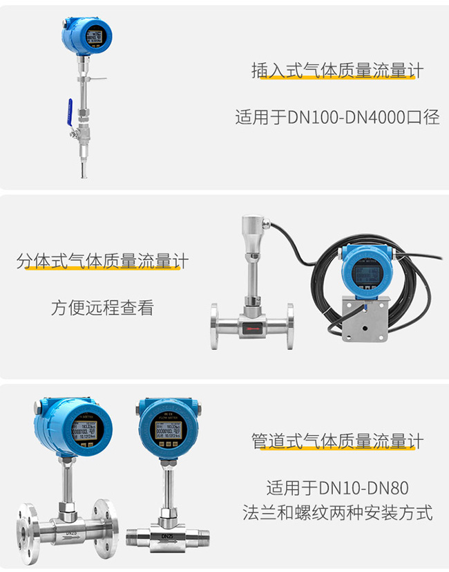 熱式空氣質(zhì)量流量計安裝方式分類圖