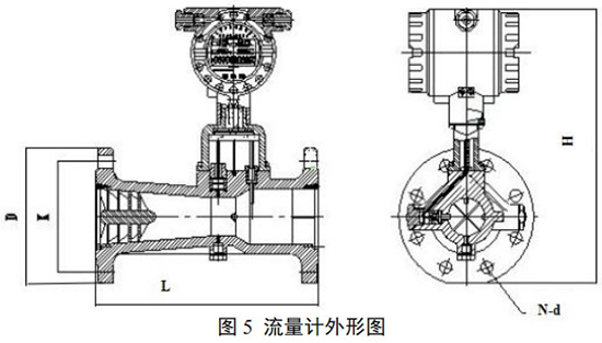 沼氣計(jì)量表外形圖